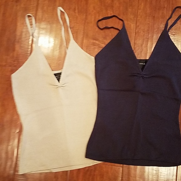 2 August Silk Tunic Sweater Tops New